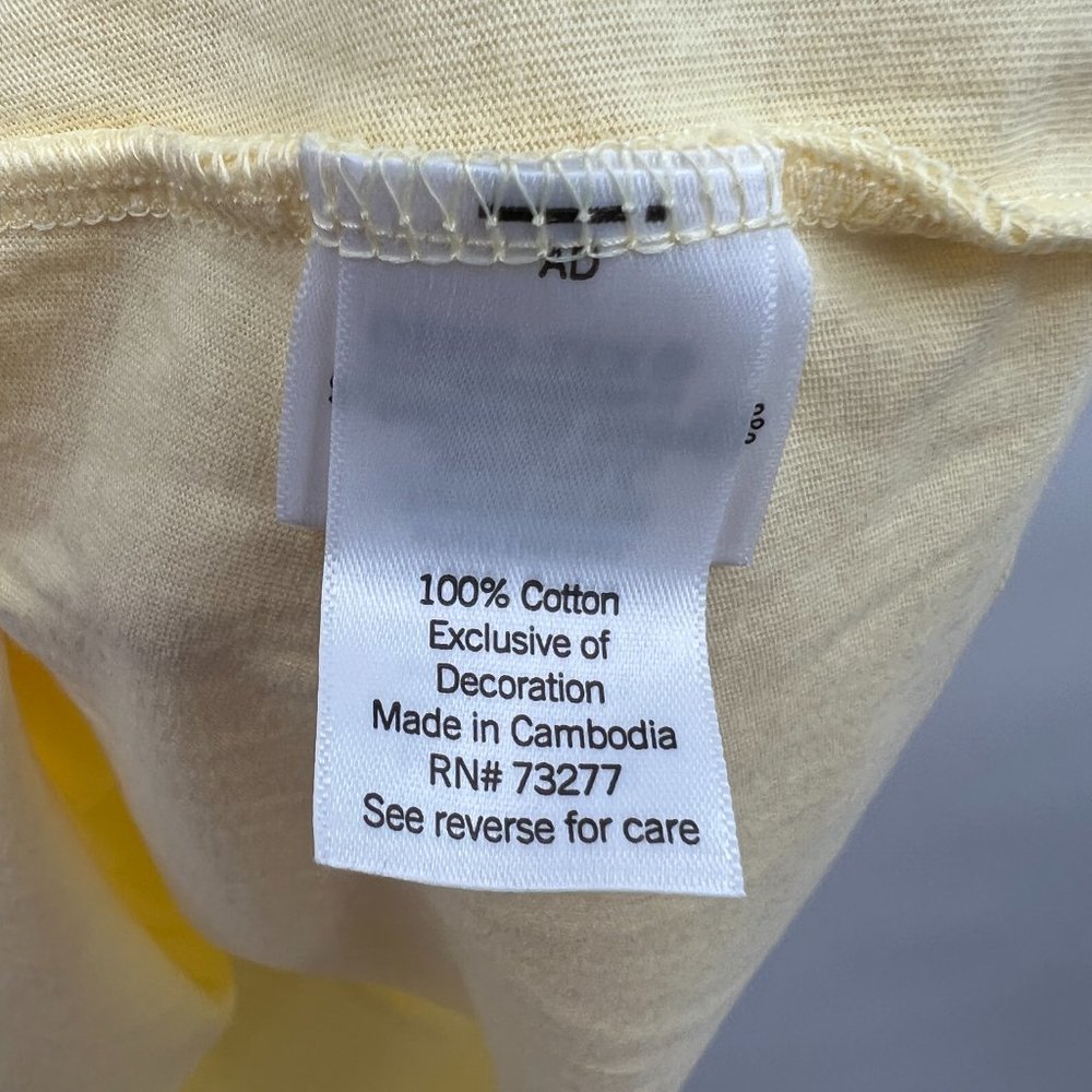 Lauren Conrad Women's Yellow Laguna Beach Graphic Tee Size XXL - Picture 6 of 6